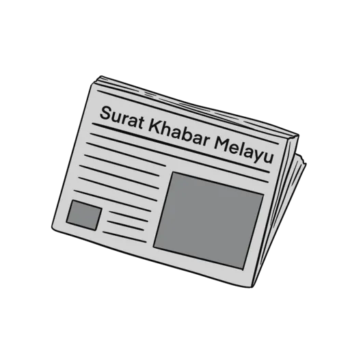 surat kabar melayu